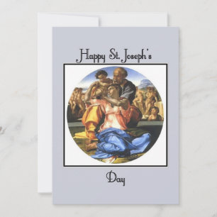 Classical Saint Joseph's Day Greeting Card