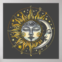 Classical style Sun&Moon&Star Divination Astrology