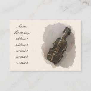Classical violin business card