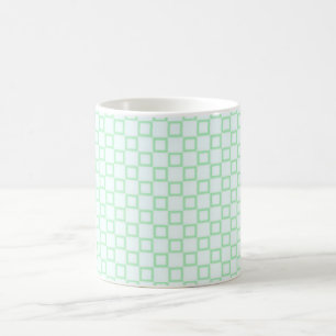 Classical white and mint green Mug