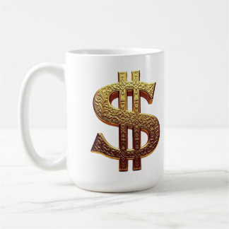 CLASSICAL WHITE CANECA - CIPHON/TOM GOLD COFFEE MUG