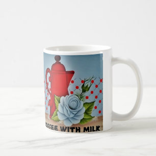 Classical white coffee mug