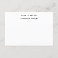 Classical White Minimalist Plain Elegant
