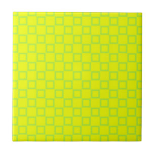 Classical yellow and mint green Tile