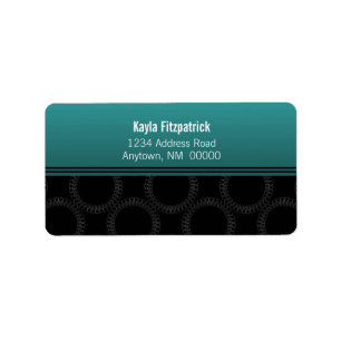Classically Elegant Circles Address Labels