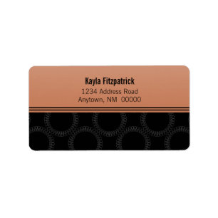Classically Elegant Circles Address Labels