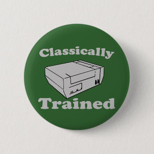 Classically Trained 6 Cm Round Badge
