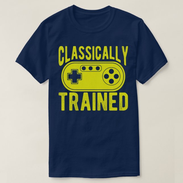 Classically Trained Gaming  T-Shirt (Design Front)
