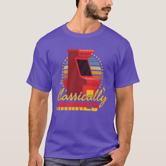 Classicallyrained Arcade Gamer Retro Games boy T-Shirt (Front)