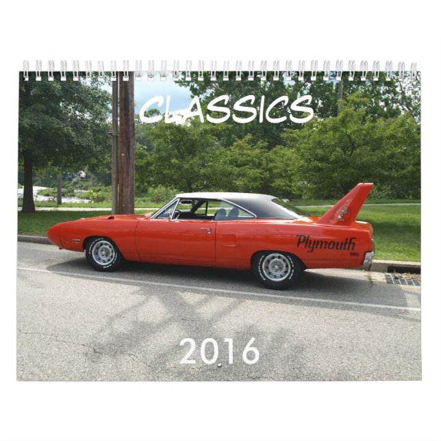 Classics 2016 Calendar (Cover)