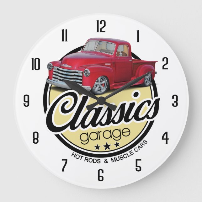 Classics Truck Large Clock (Front)