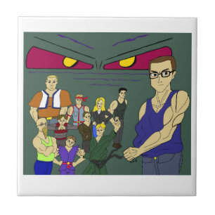 classmates anime inspired  ceramic tile