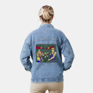 classmates anime inspired denim jacket