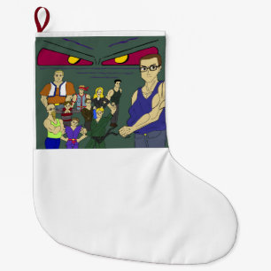 classmates anime inspired large christmas stocking