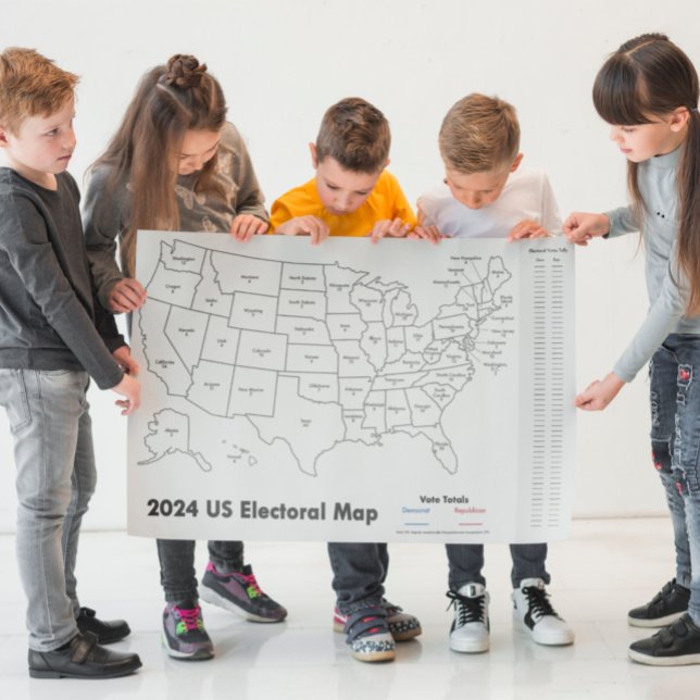 Classroom 2024 United States Electoral College Map Poster (Creator Uploaded)