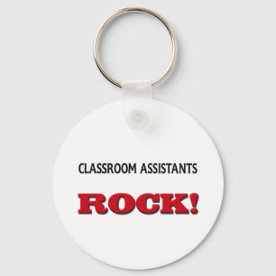 Classroom Assistants Rock Key Ring
