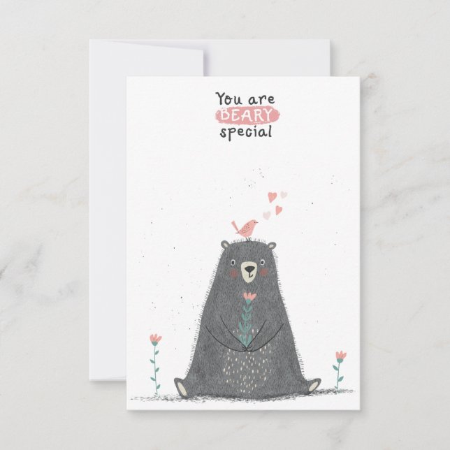Classroom Beary Special Valentine's day  Card (Front)