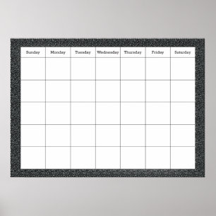 Classroom Calendar Poster