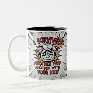 Classroom Chaos Victory Two-Tone Coffee Mug