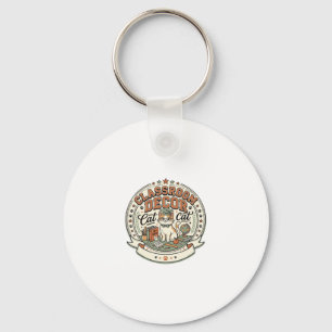 Classroom Decor Cat Classroom Decor Cat Vintage Ve Key Ring