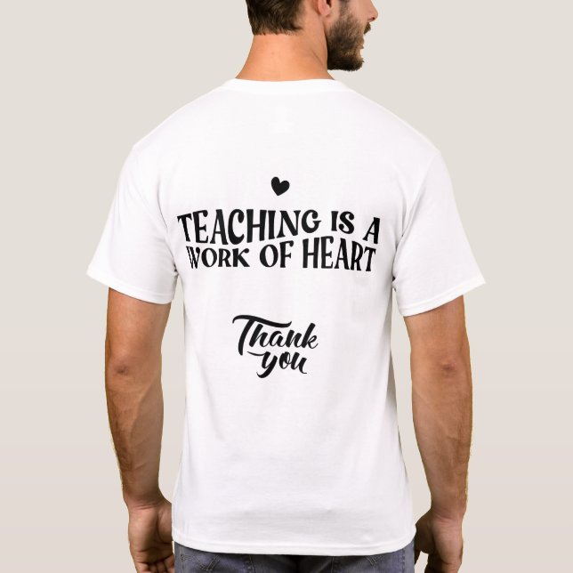 Classroom Heroes WITHE T-Shirt (Back)