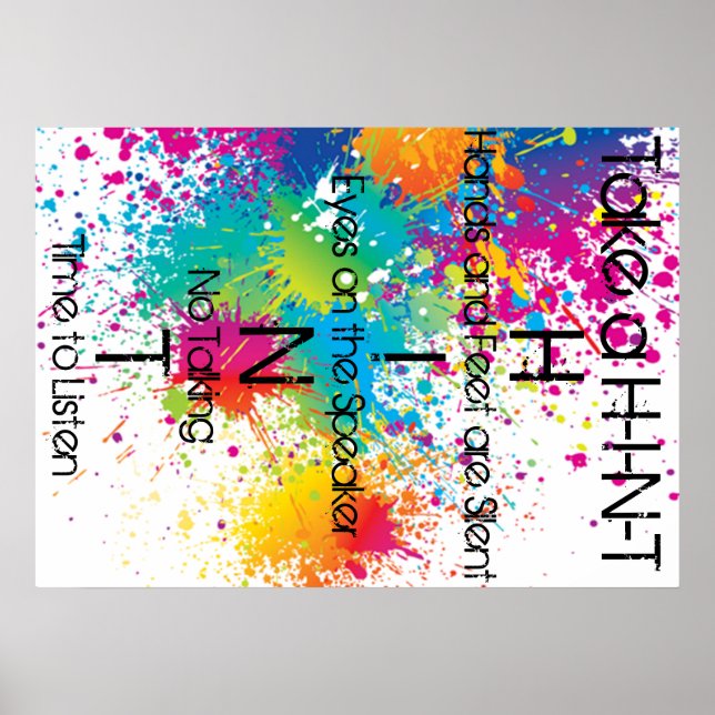 Classroom Management Poster (Front)