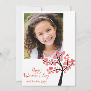 Classroom Photo Valentines Day  Holiday Card