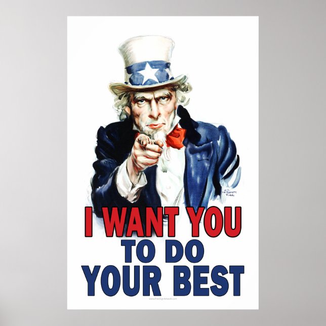 Classroom Poster: DO YOUR BEST Poster (Front)