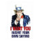 Classroom Poster: I Want You - CUSTOMIZE -