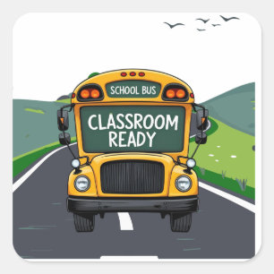Classroom Ready - Teacher Appreciation Gift Square Sticker