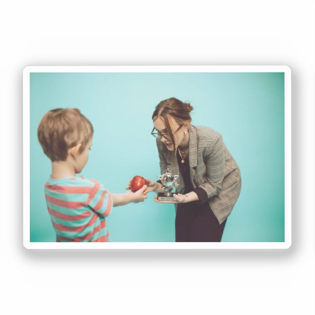 Classroom Reward Stickers with Student Photo (Front)