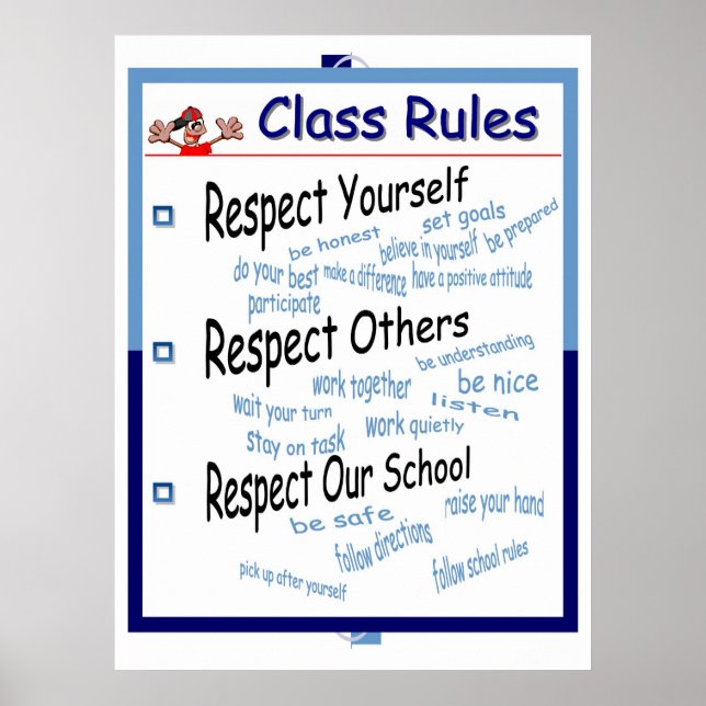 Classroom Rules Poster (Front)