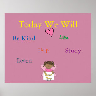 Classroom Rules poster