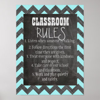 Classroom Rules Poster