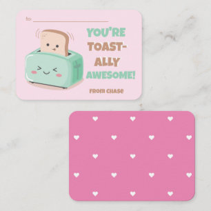 Classroom Valentine's Day Awesome Toast Card