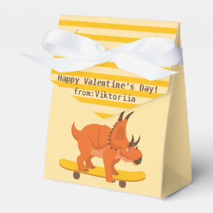 Classroom Valentine's Day dinosaur funny cute Favour Box