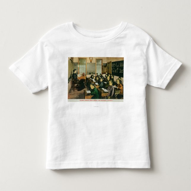 Classroom View of a Chinese Primary Public Toddler T-Shirt (Front)
