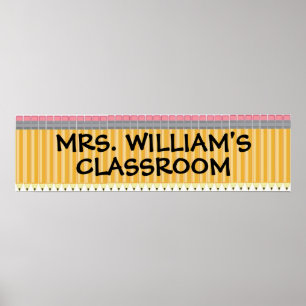 Classroom Welcome Banner Poster