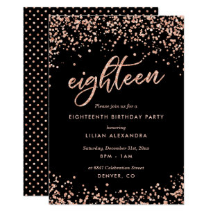 18Th Birthday Invitation Card Designs 6