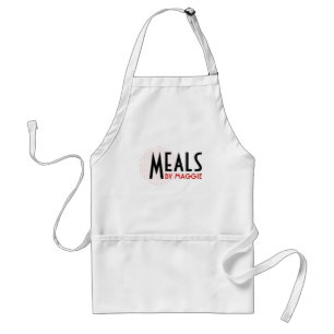 Classy and Customisable Apron with Polka Dots