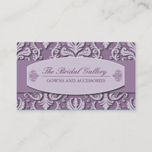 Classy and Elegant Damask Business Card