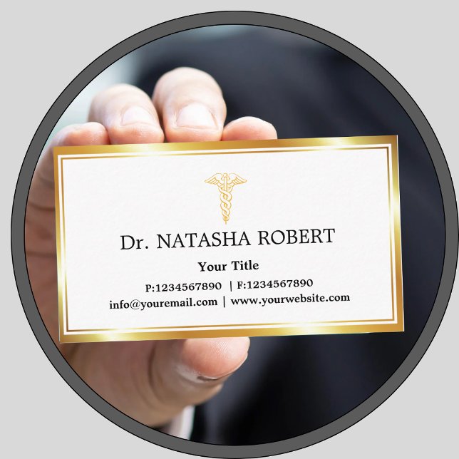 Classy and Elegant Medical Care Appointment Card (Creator Uploaded)