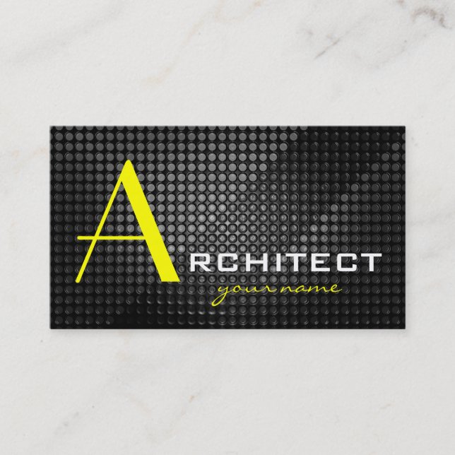 Classy ARCHITECT Business Card (Front)