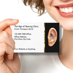 Classy Audiologist Hearing Centre Business cards