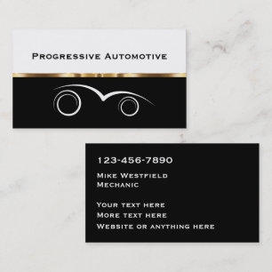 Classy Automotive Theme Business Card