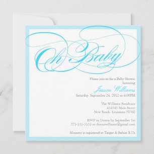 Classy Baby Shower Invitation