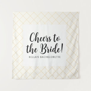 Classy Bachelorette Party Backdrop Tapestry