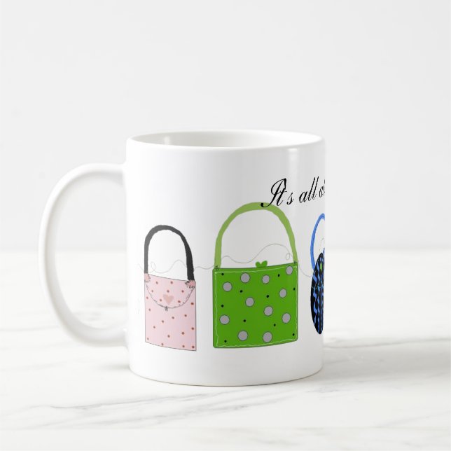 Classy Bags - Fashion Handbags Coffee Mug (Left)