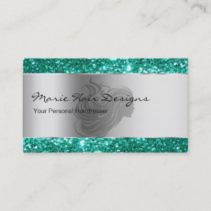 Classy Beauty Hairdresser Business Cards