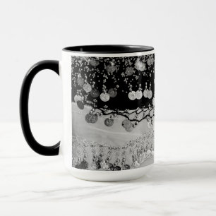 Classy Black and Silver Gypsy Scarf         Mug